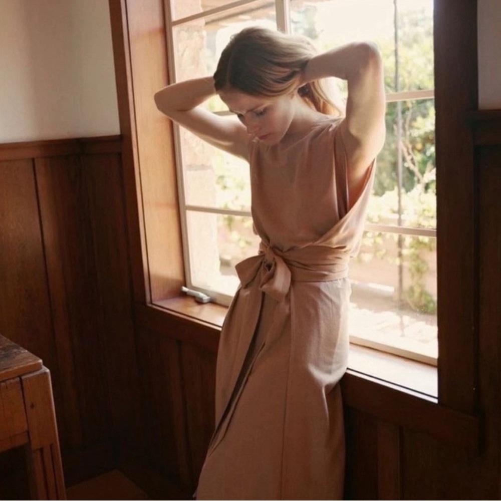 DÔEN Pacifica Dress in Toffee Size XS Like New — Rare